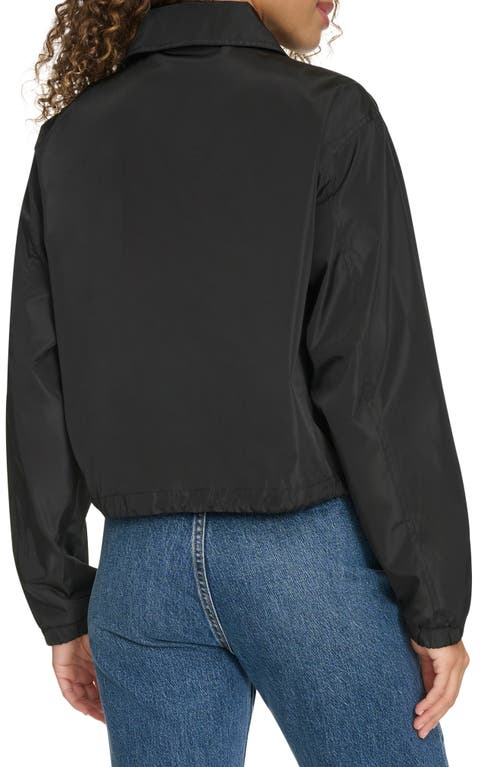 Champion Womens Water Resistant Midweight Cropped Windbreaker In Multi