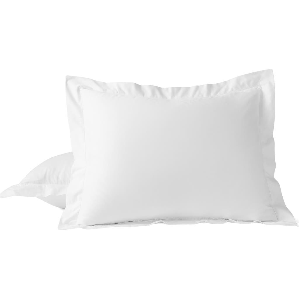 Coyuchi Heritage Organic Cotton Percale Sham In White