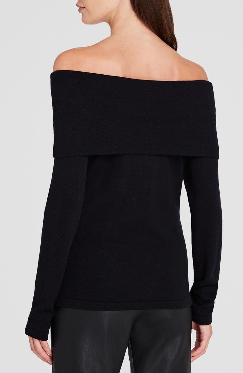 Club Monaco Off the Shoulder Cashmere Sweater, Alternate, color,