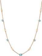 Brook and York Brenna Birthstone Station Necklace