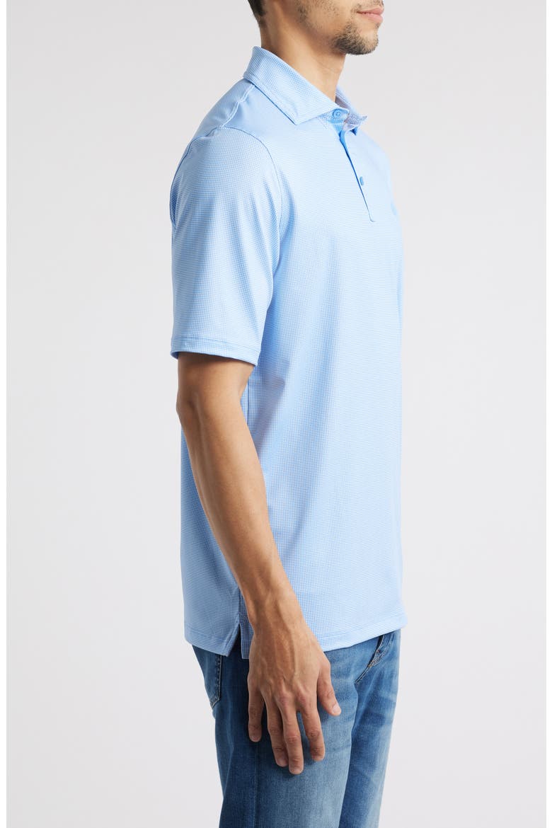 XC4® + Cool Degree™ Microprint Performance Golf Polo, Alternate, color, LIGHT BLUE/WHITE