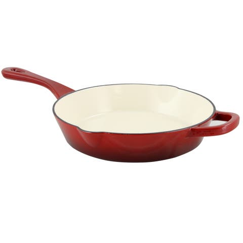 10 in. Round Enameled Cast Iron Skillet