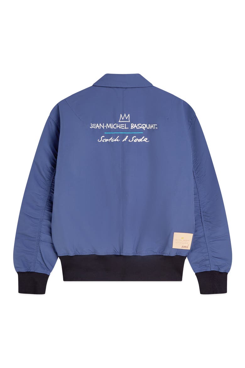 x Basquiat Embroidered Souvenir Jacket, Alternate, color, OCEANA