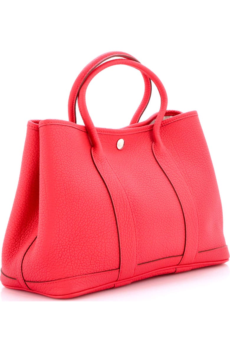 Pre-Owned Hermes Garden Party Tote Leather 30, Alternate, color, Bougainvillier