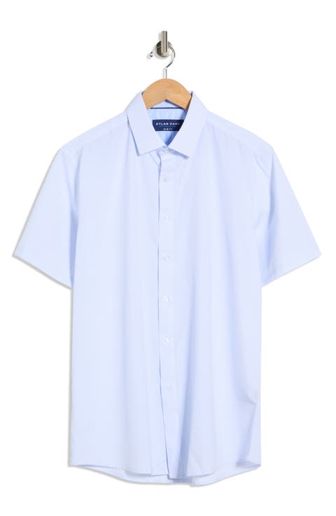 Slim Fit Perfect Stretch Long Sleeve Button Down Shirt