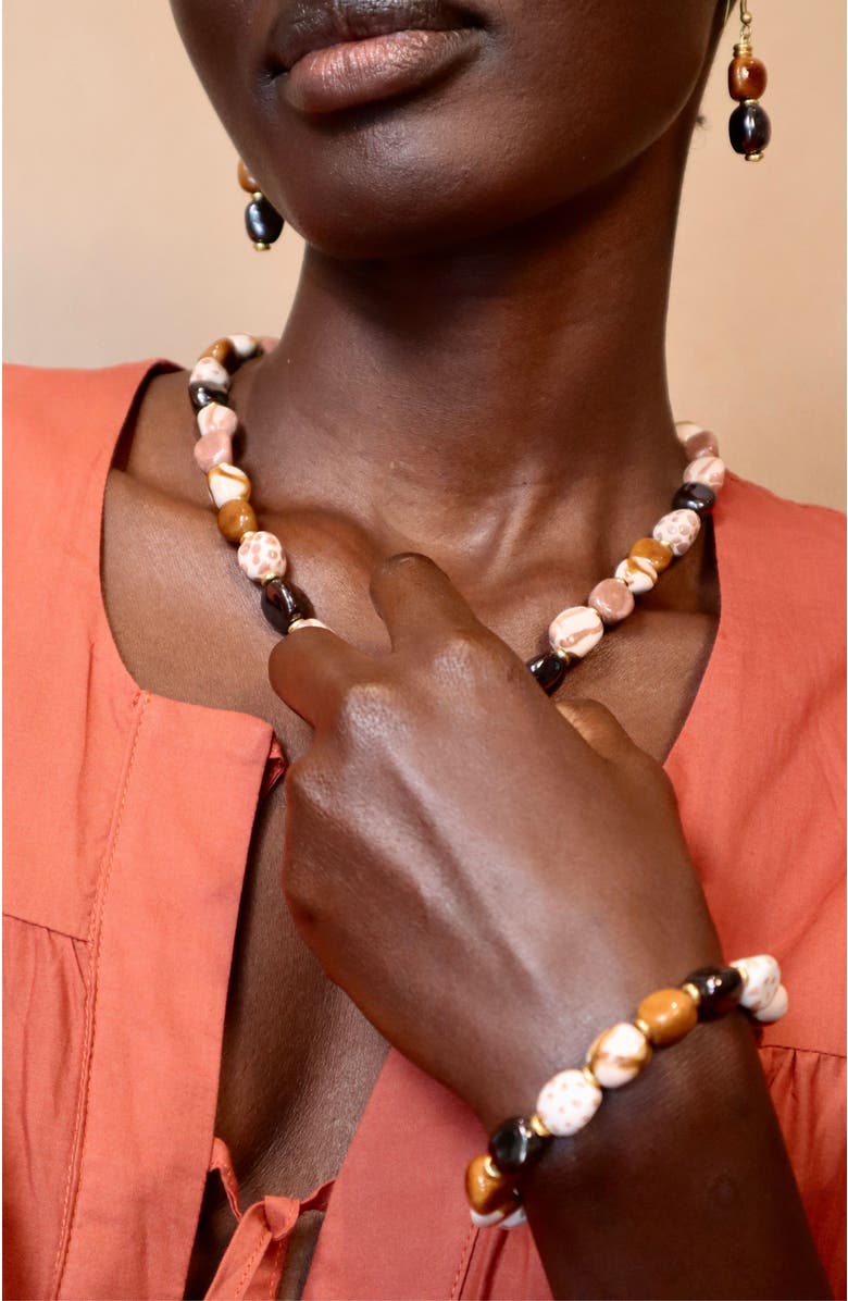 Kazuri Earth Collection - Safari Bracelet, Alternate, color, Multi