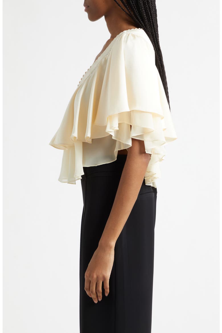Mary Layered Top, Alternate, color, GARDENIA