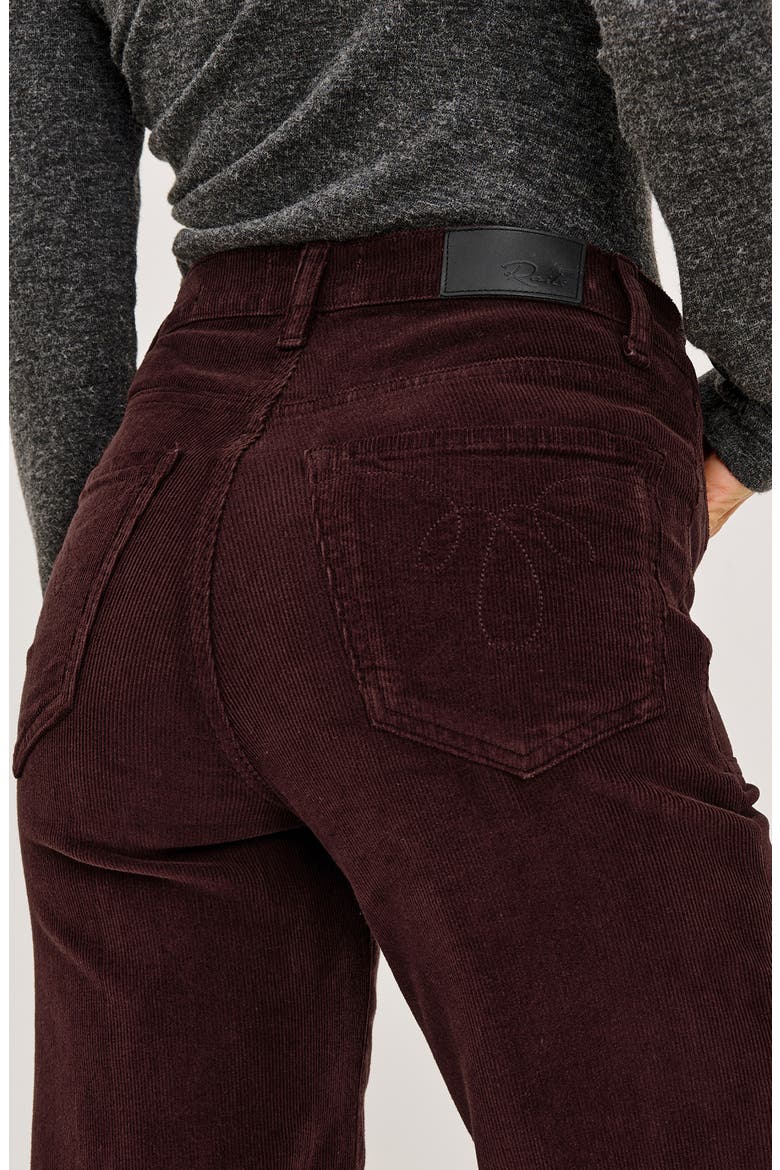 Olivos Corduroy Flare Pants, Alternate, color, HICKORY