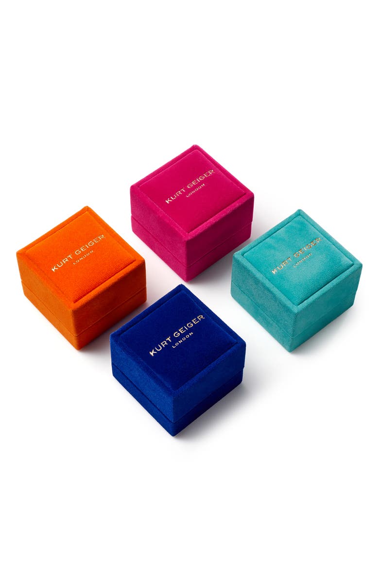 Kurt Geiger London Crystal & Faux Pearl Eternity Ring, Alternate, color, Pearl