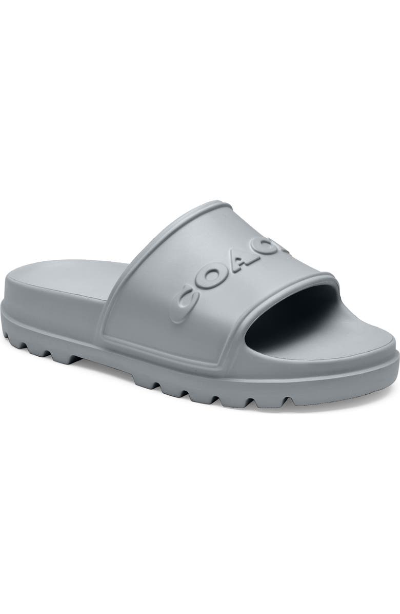 COACH Jesse Molded Slide Sandal, Main, color, Grey Blue