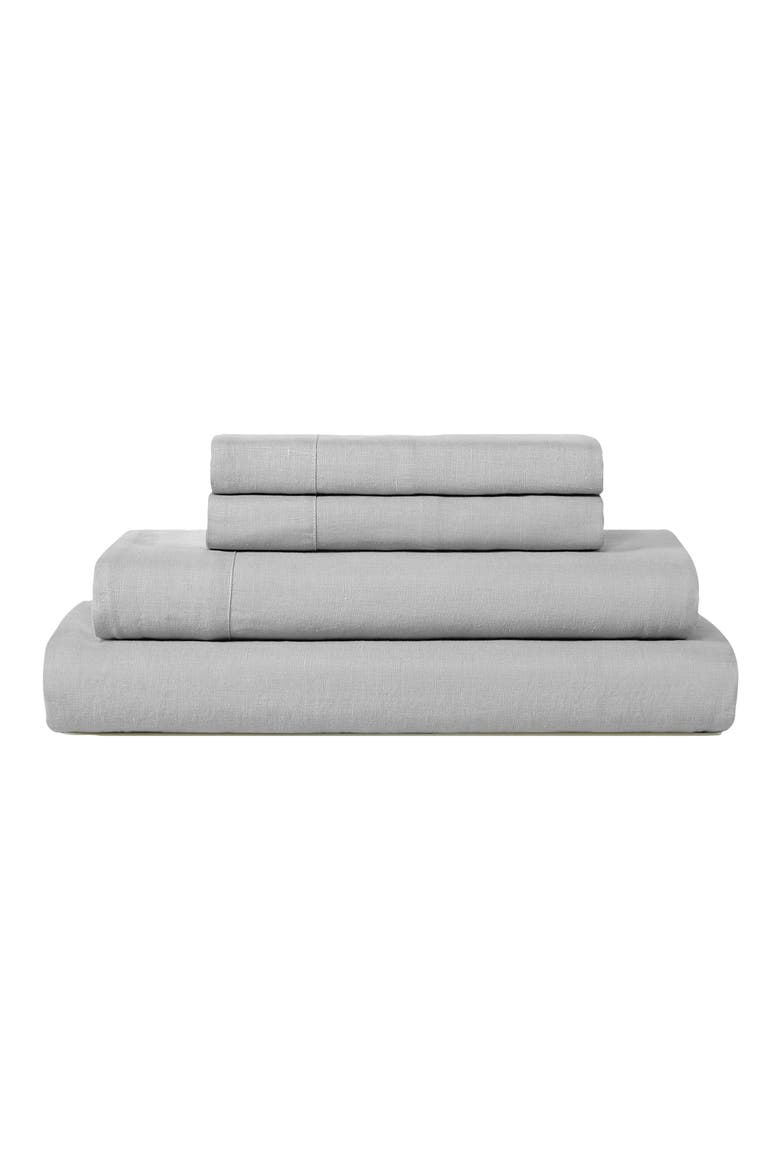 French Linen Sheet Set, Main, color, DOVE