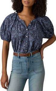 Faherty Lettie Voile Button-Up Shirt