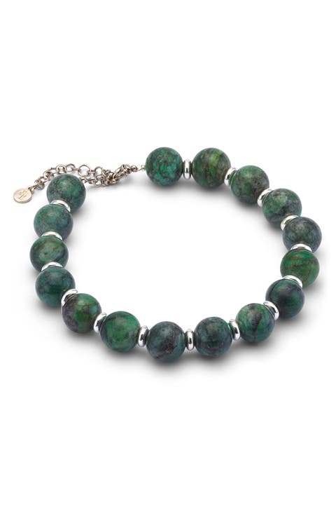 Reese Turquoise Bead Necklace