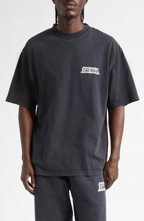 Masking Tape Logo Dry Jersey T-Shirt