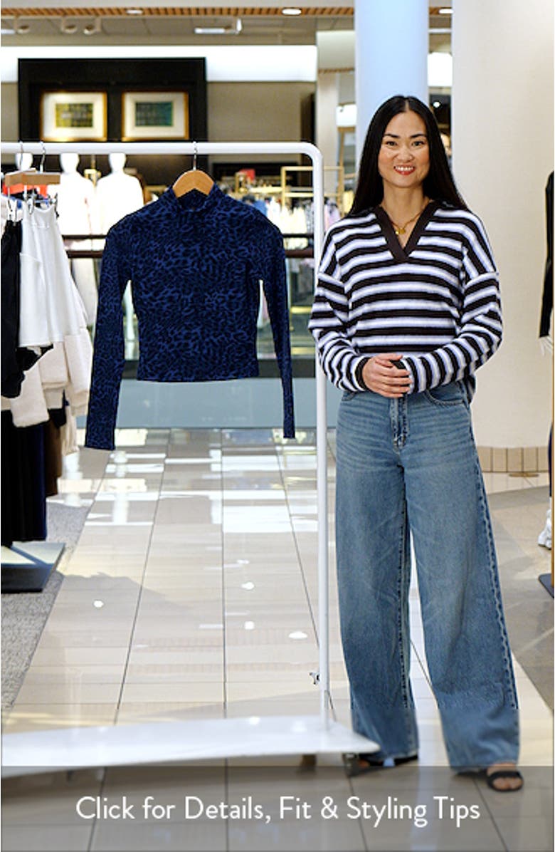 Leopard Print Long Sleeve Top, sales video thumbnail