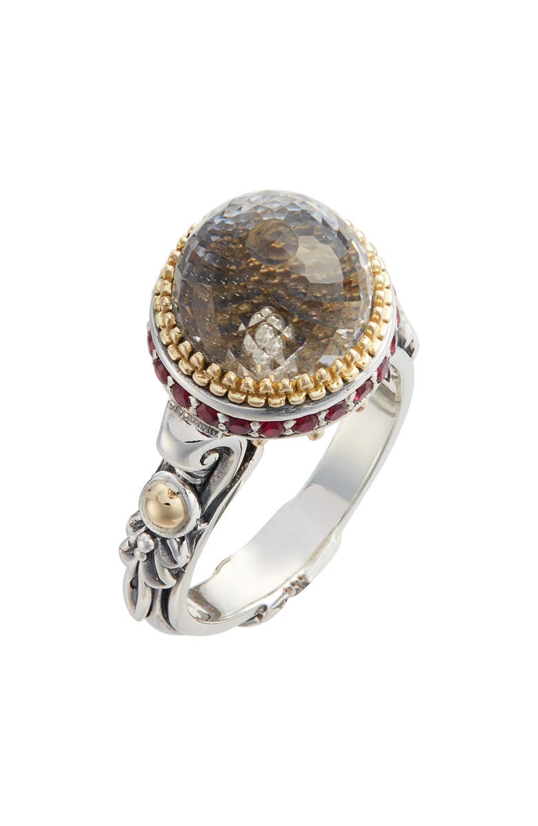 Konstantino Pythia Small Crystal Ring, Main, color, 