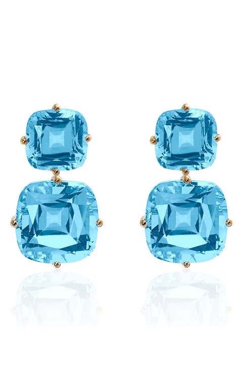 Gossip Double Drop Earrings