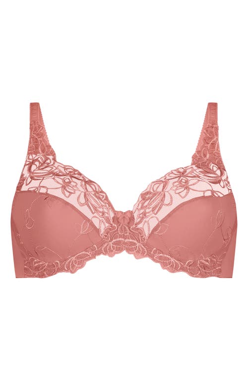 HUNKEMOLLER HUNKEMÖLLER DIVA EMBROIDERED MESH UNDERWIRE BRA 