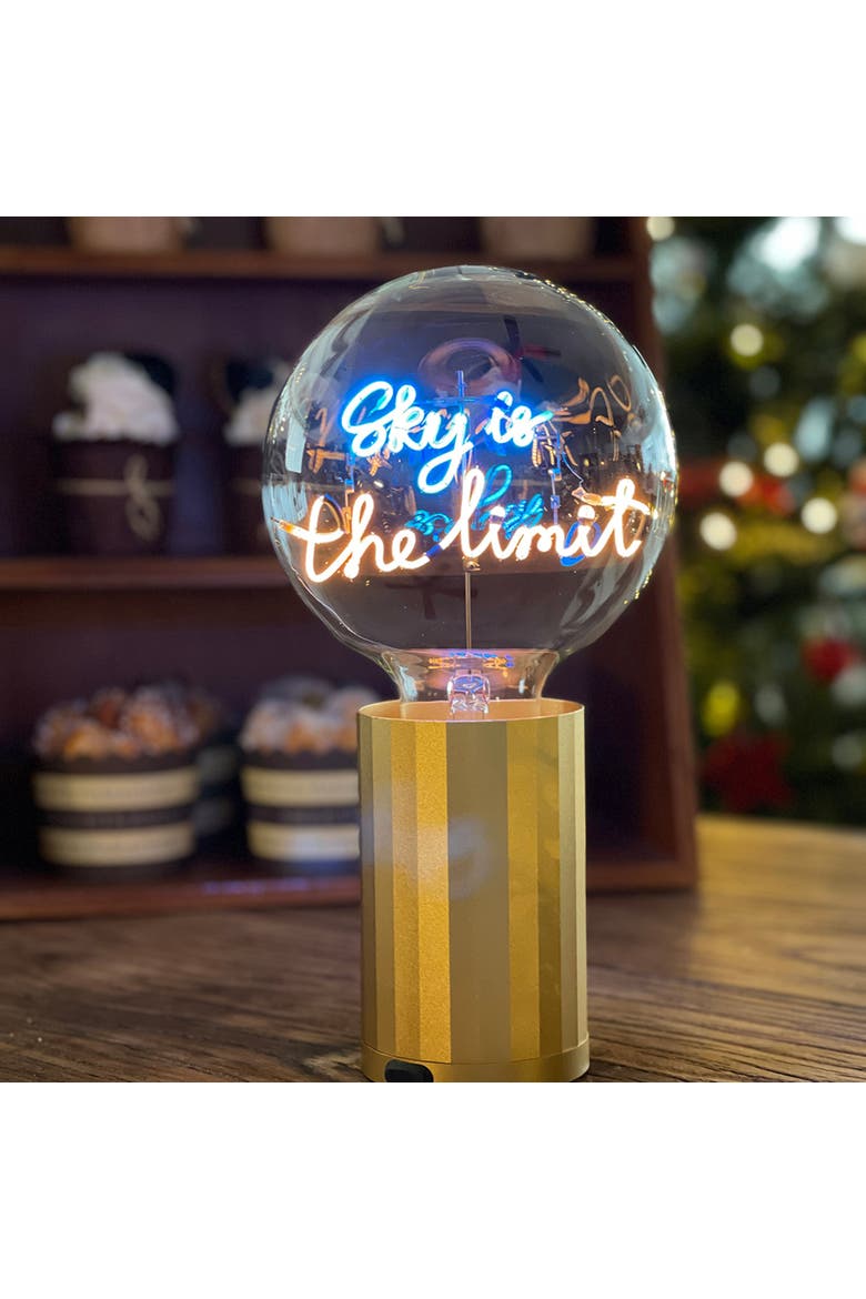 Sky Is The Limit Portable Table Lamp, Alternate, color, Black