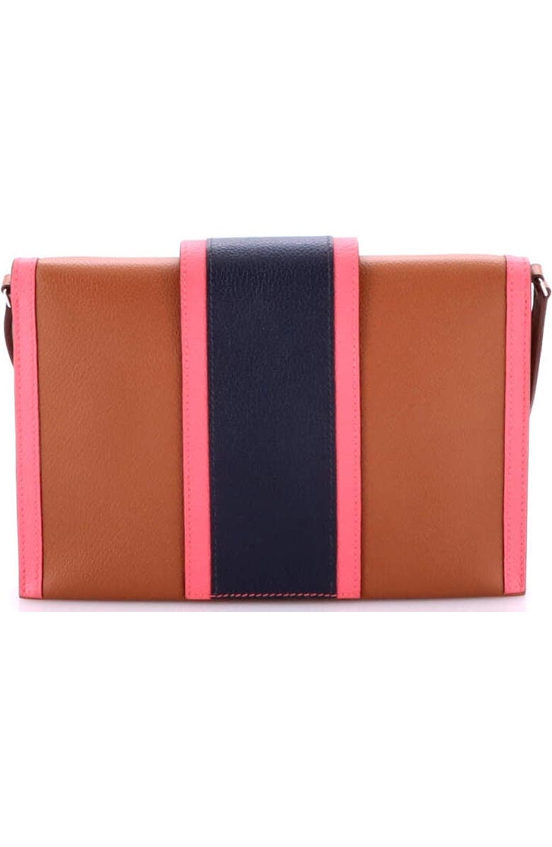 Pre-Owned Hermes H Passant Clutch Shoulder Bag Evercolor, Alternate, color,