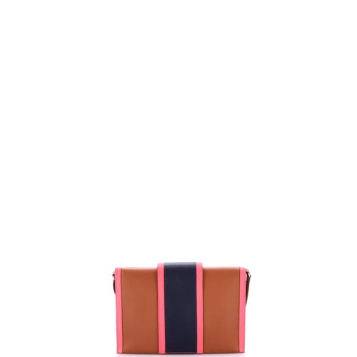 Pre-owned Hermes  Hermes H Passant Clutch Shoulder Bag Evercolor In Gold