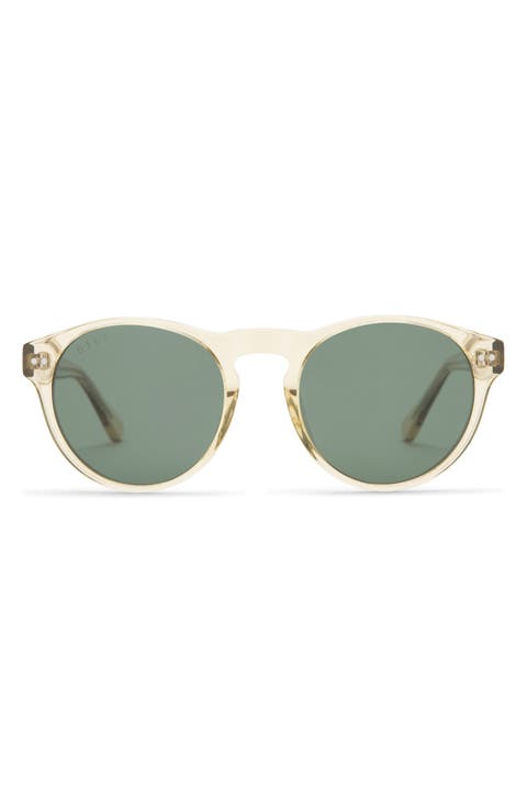 Cody 50mm Polarized Round Sunglasses