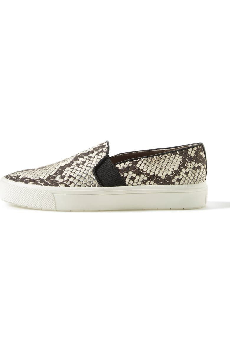 Vince 'Berlin' Slip-On Python Embossed Leather Sneaker, Alternate, color,