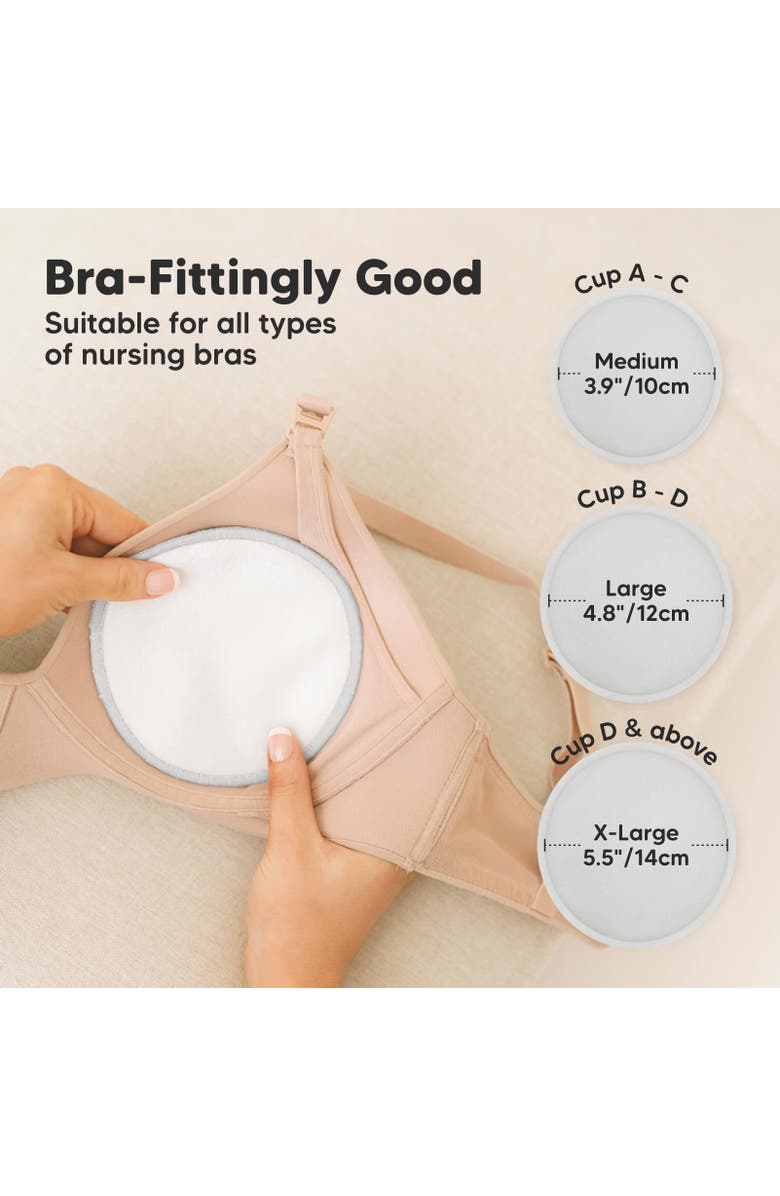 KeaBabies Soothe Nursing Pads, Alternate, color, Cool Gray
