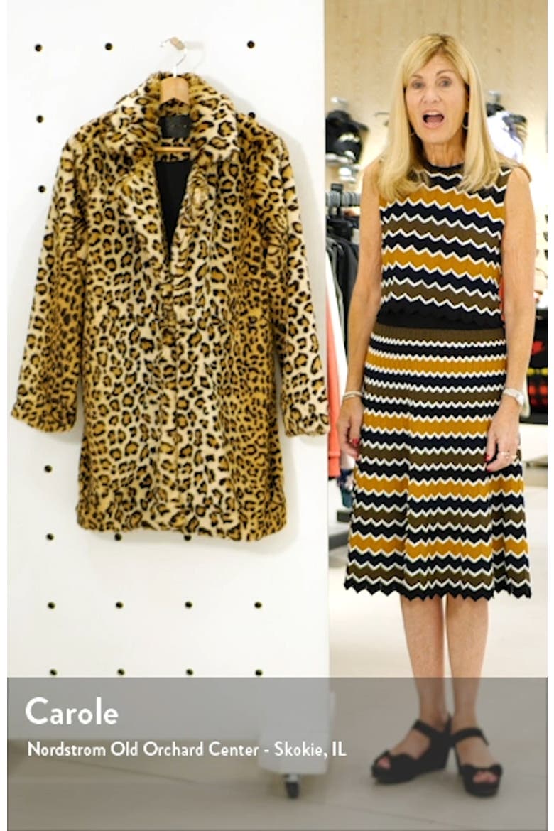 Leopard Faux Fur Coat video
