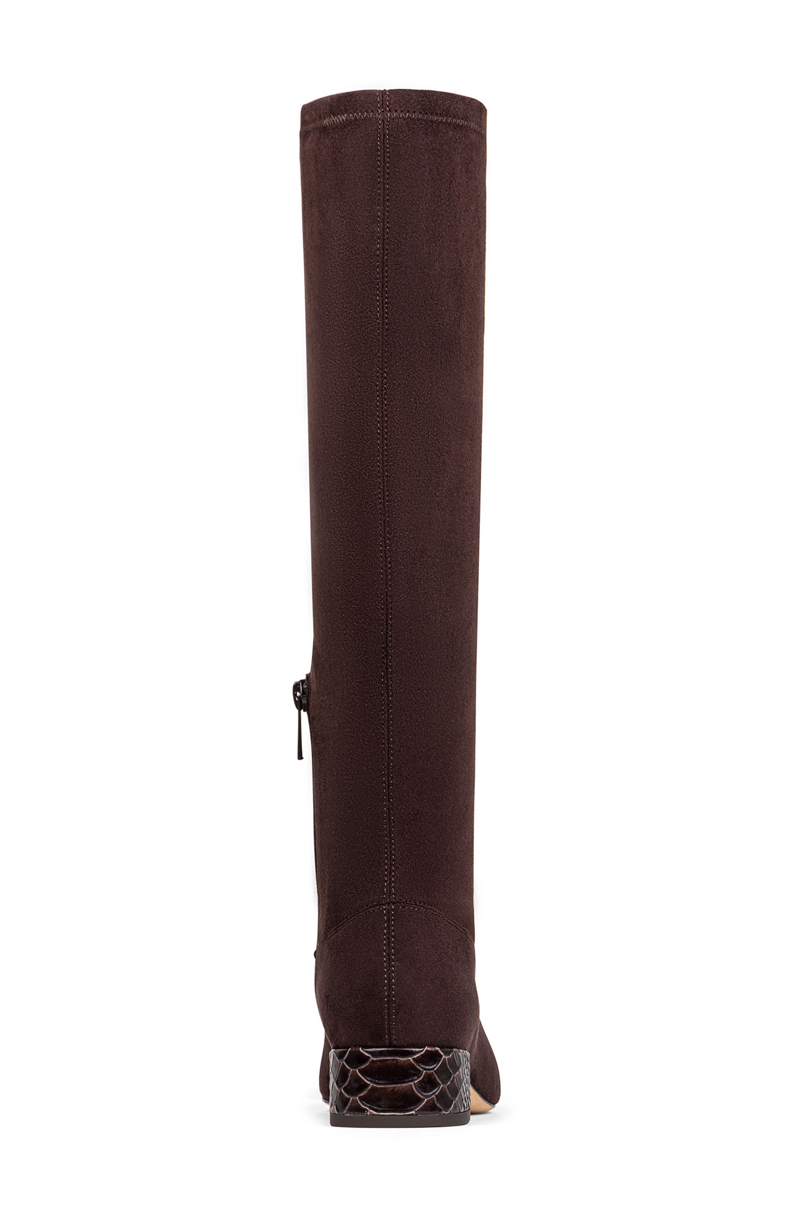 Dolores Knee High Boot, Alternate, color, DARK BROWN