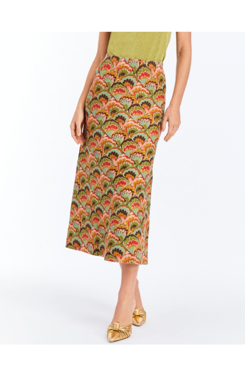 Mestiza New York Demi Knit Skirt, Main, color, Marbled Multi