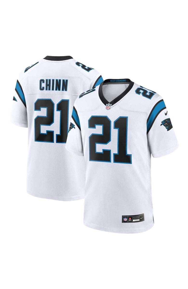 Nike Men's Nike Jeremy Chinn White Carolina Panthers Game Jersey, Main, color, 