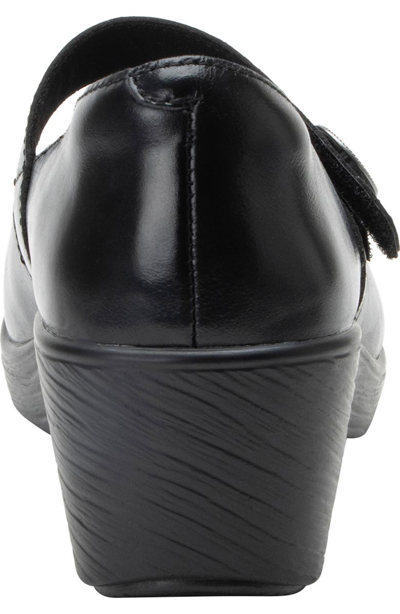 Alegria by PG Lite Wedge Clog Sole Mary Jane Pump, Alternate, color, Noir