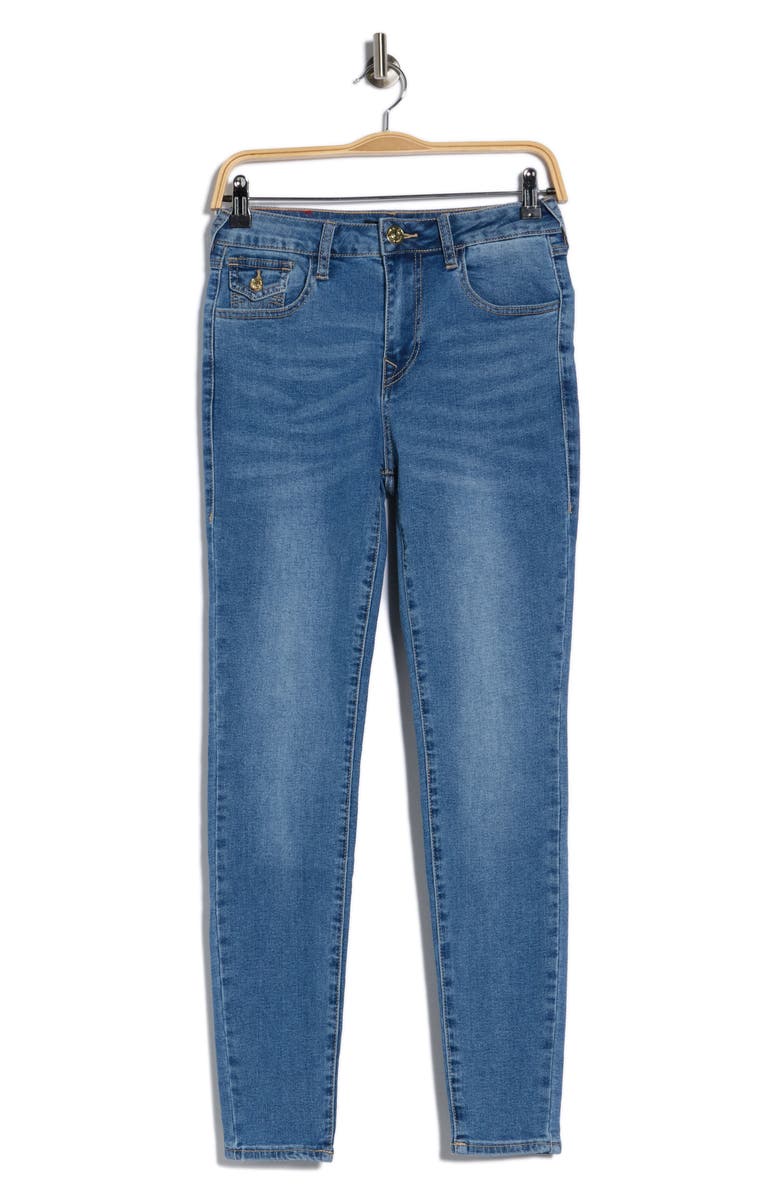 True Religion Halle Skinny Jeans, Alternate, color, Medium Tide Wash