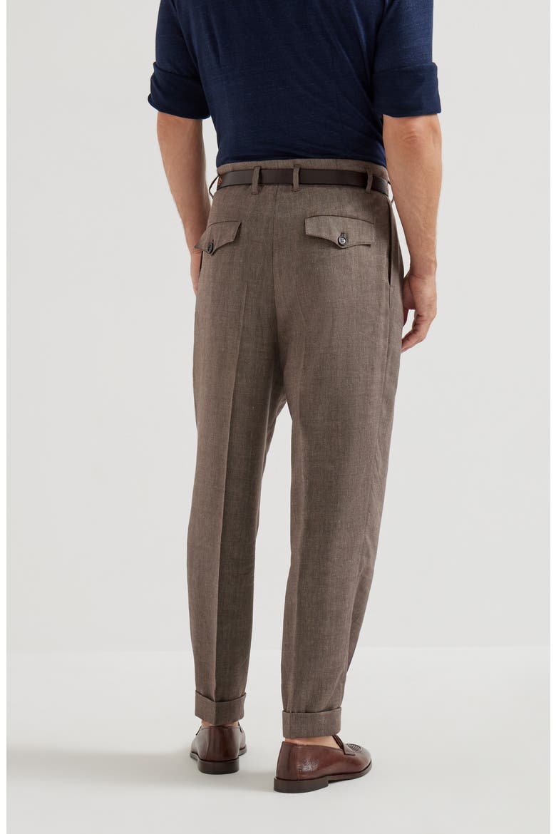 Chevron trousers, Alternate, color, Hazelnut