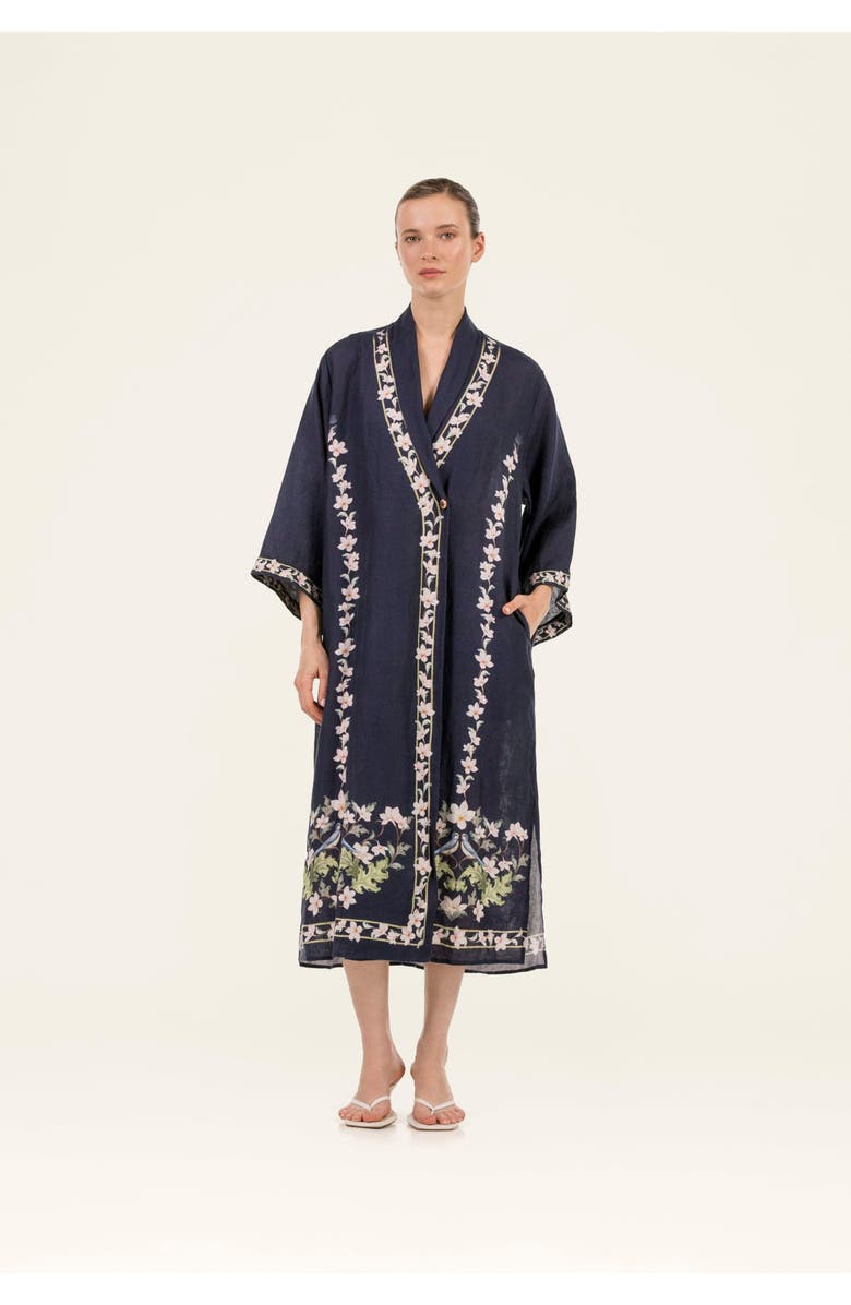 Agua by Agua Bendita Quimera Anhelo Kaftan, Alternate, color, Multicolor