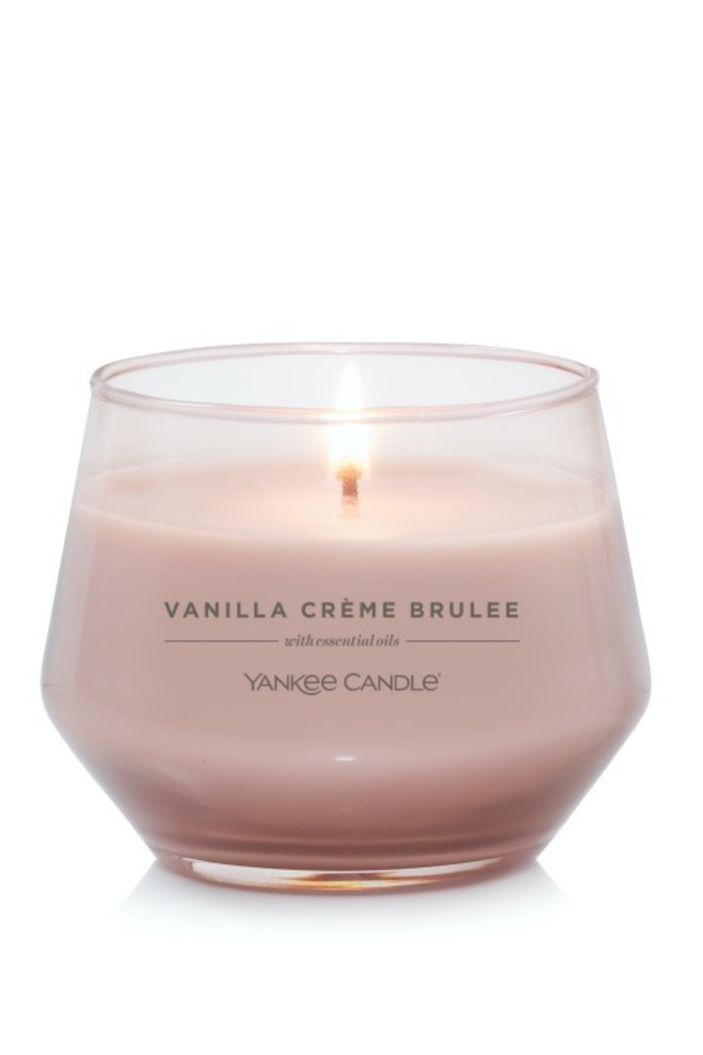 Vanilla Creme Brulee Studio Candle with Essential Oils, Set of 2, Alternate, color, Light Brown