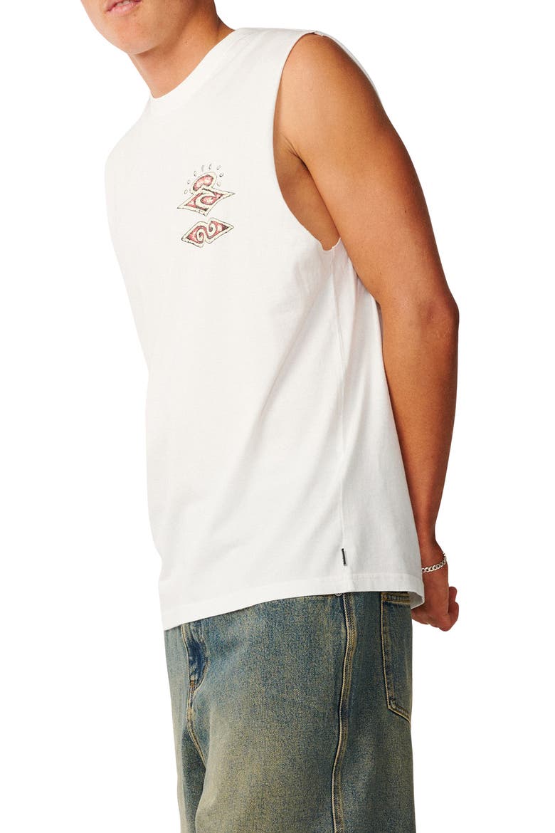 Disorder Boneyard Graphic Muscle T-Shirt, Alternate, color, BONE