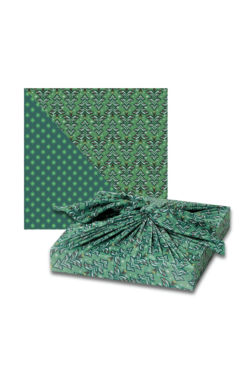 Shiki Wrap Assorted Set of 9 Reusable Cloth Furoshiki Gift Wrap, Alternate, color, Holiday Collection