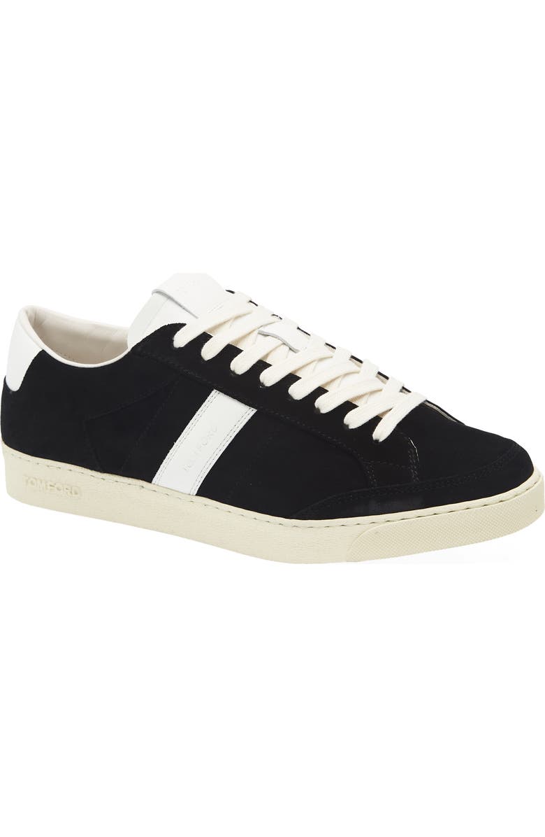 TOM FORD Low Top Sneaker, Main, color, Black/ Cream