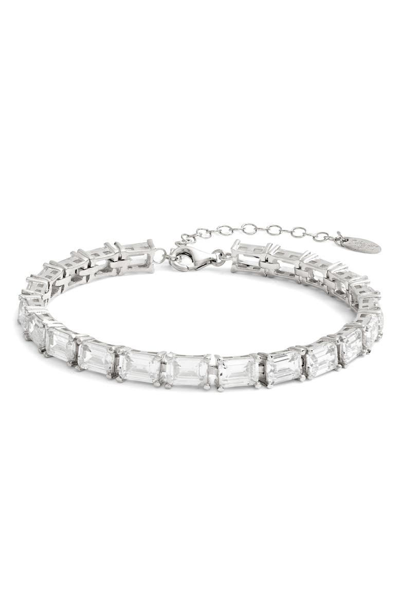 SHYMI Tennis Bracelet, Main, color, Silver