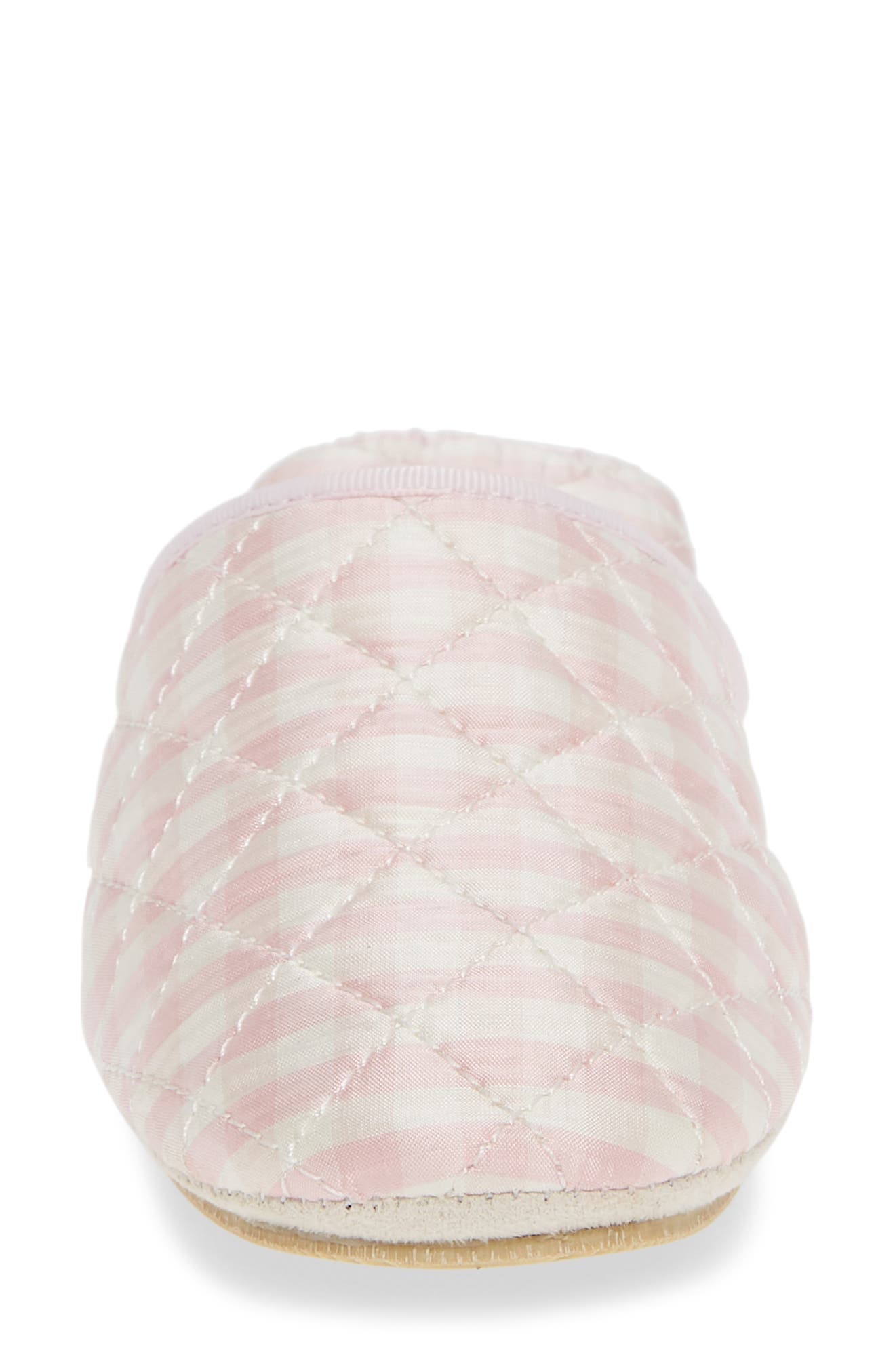 Sari Slipper, Alternate, color, PINK SILK FABRIC