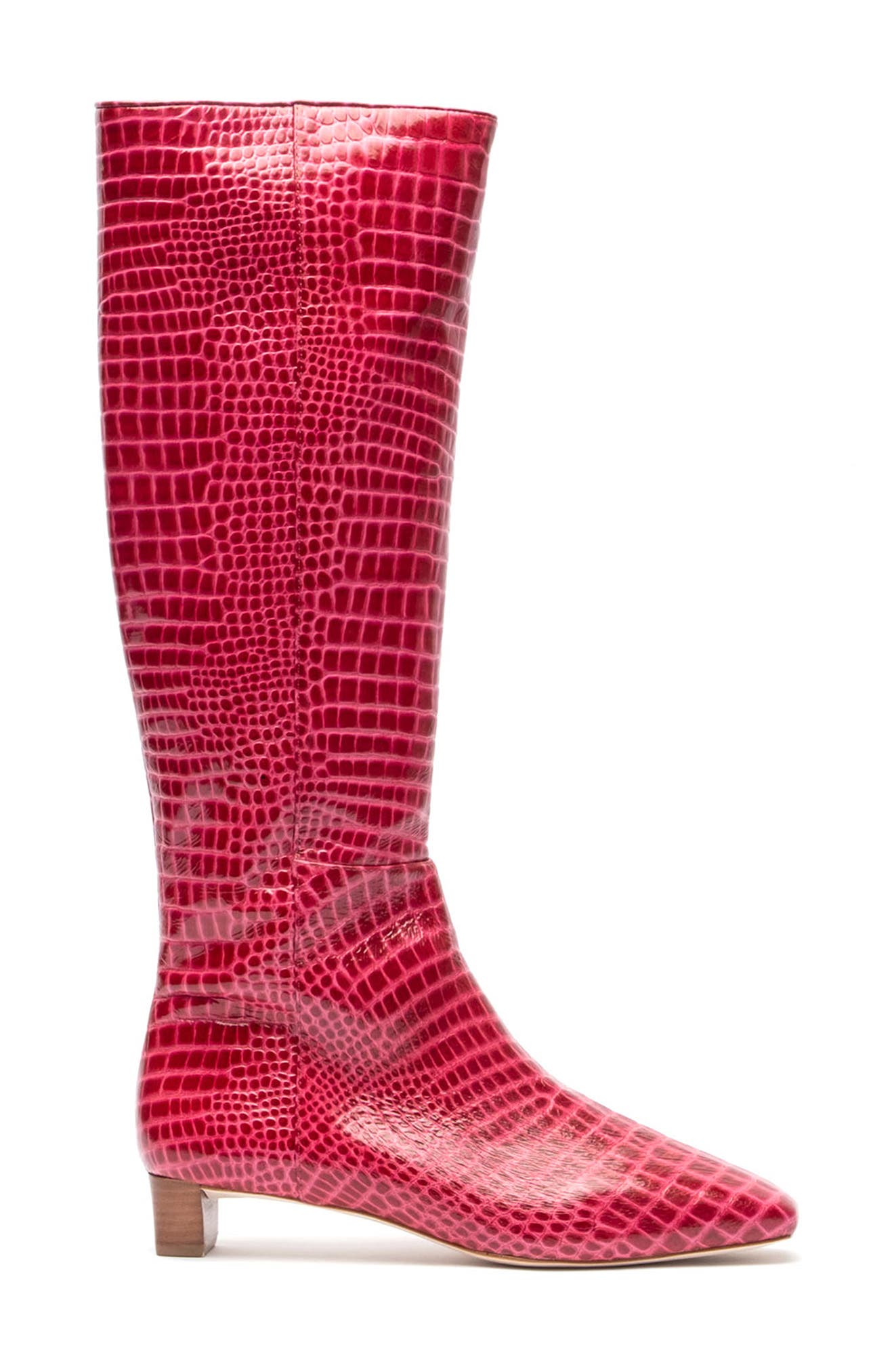 Mackie Knee High Boot, Alternate, color, BERRYDNU