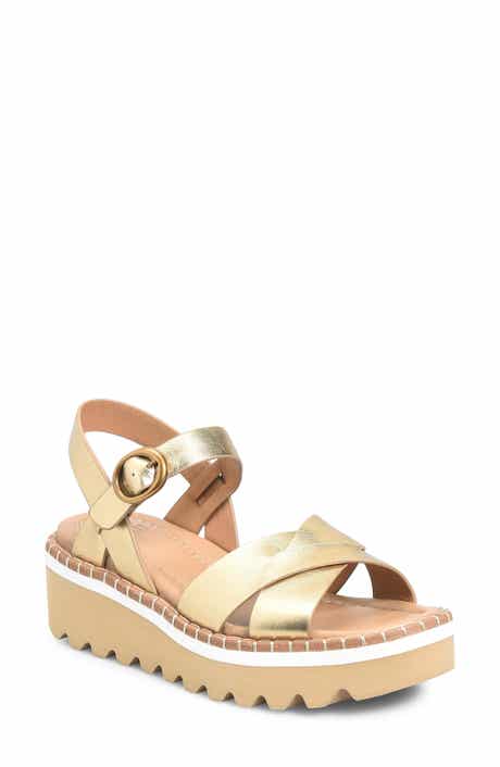 Söfft Ruthie Ankle Strap Platform Wedge Sandal