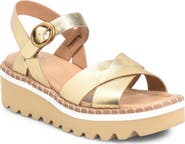 Söfft Ruthie Ankle Strap Platform Wedge Sandal