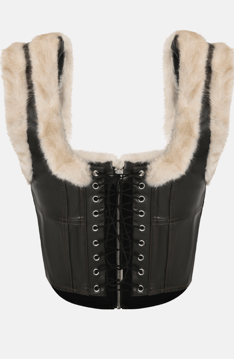 OW Collection KENDRA Top, Alternate, color, Distressed Black