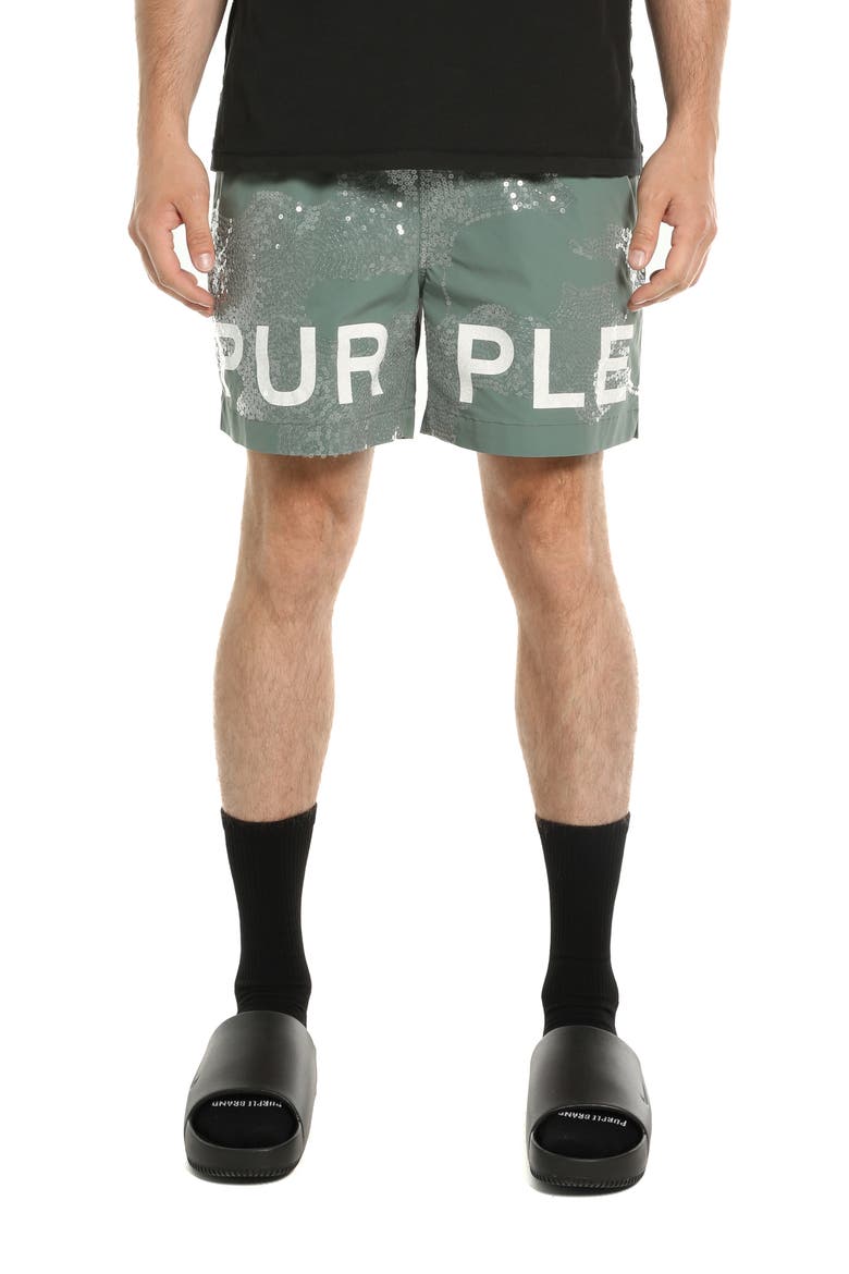 All Around Water Repellent Performance Shorts, Main, color, GREEN