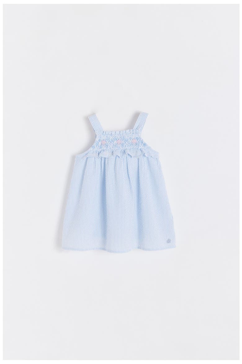 Nat Birds Dress, Main, color, Light Blue