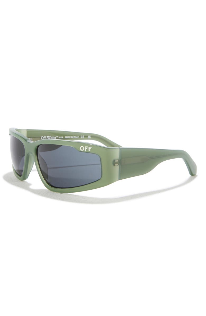 Off-White Kimball 64mm Sunglasses, Alternate, color, Olive Green Dark Gre