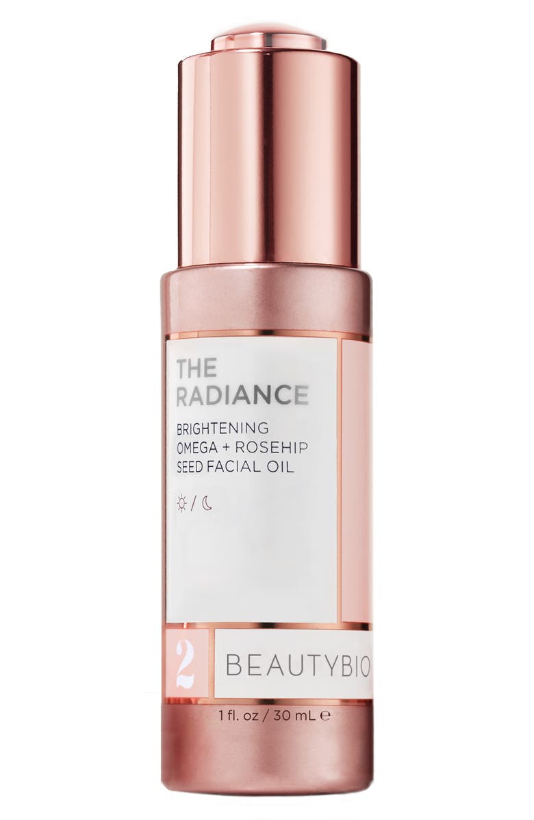 BeautyBio The Radiance Brightening Omega + Rosehip Seed Facial Oil, Main, color, 